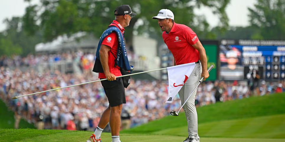 Keegan Bradley’s Thrilling Travelers Championship Victory Puts St. John’s on Campus Course Cup Leaderboard