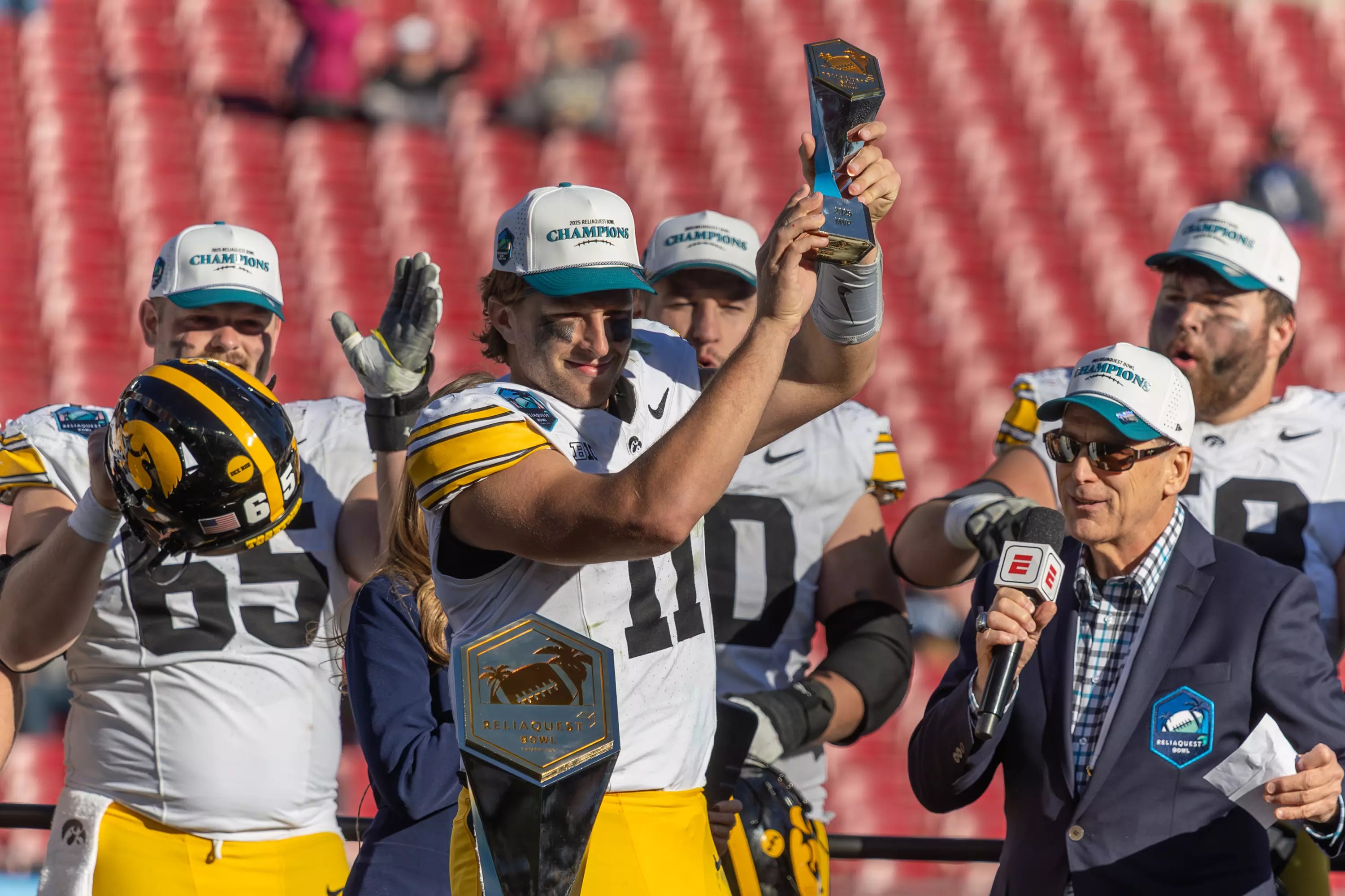 From Startup to Stadium: Campus Course Creates Official ReliaQuest Bowl Champions Hats