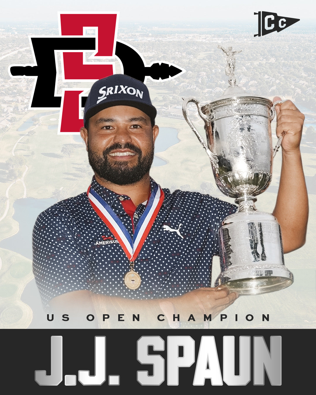 J.J. Spaun's Historic U.S. Open Win Powers San Diego State in Campus Course Cup