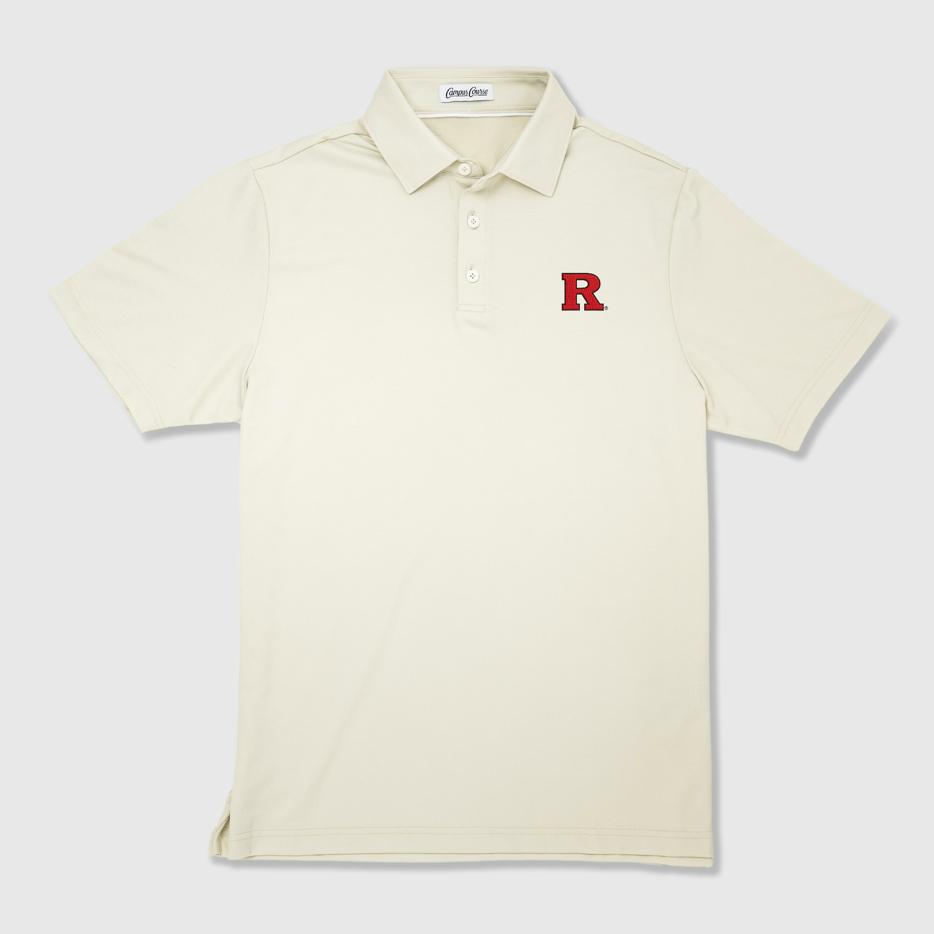 Rutgers Block R Sunday Polo - Sand
