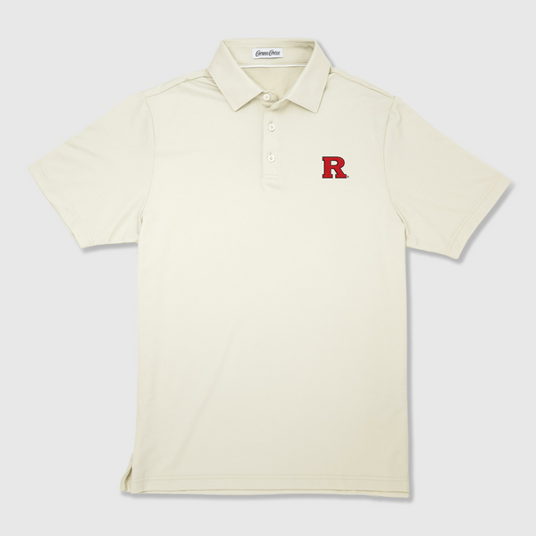 Rutgers Block R Sunday Polo - Sand