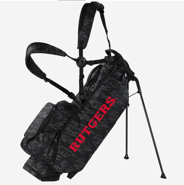 Rutgers GameDay Stand Bag - Black Camo
