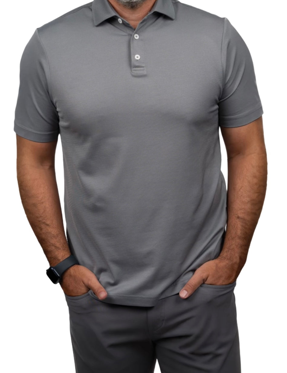 The Sunday Polo - Charcoal