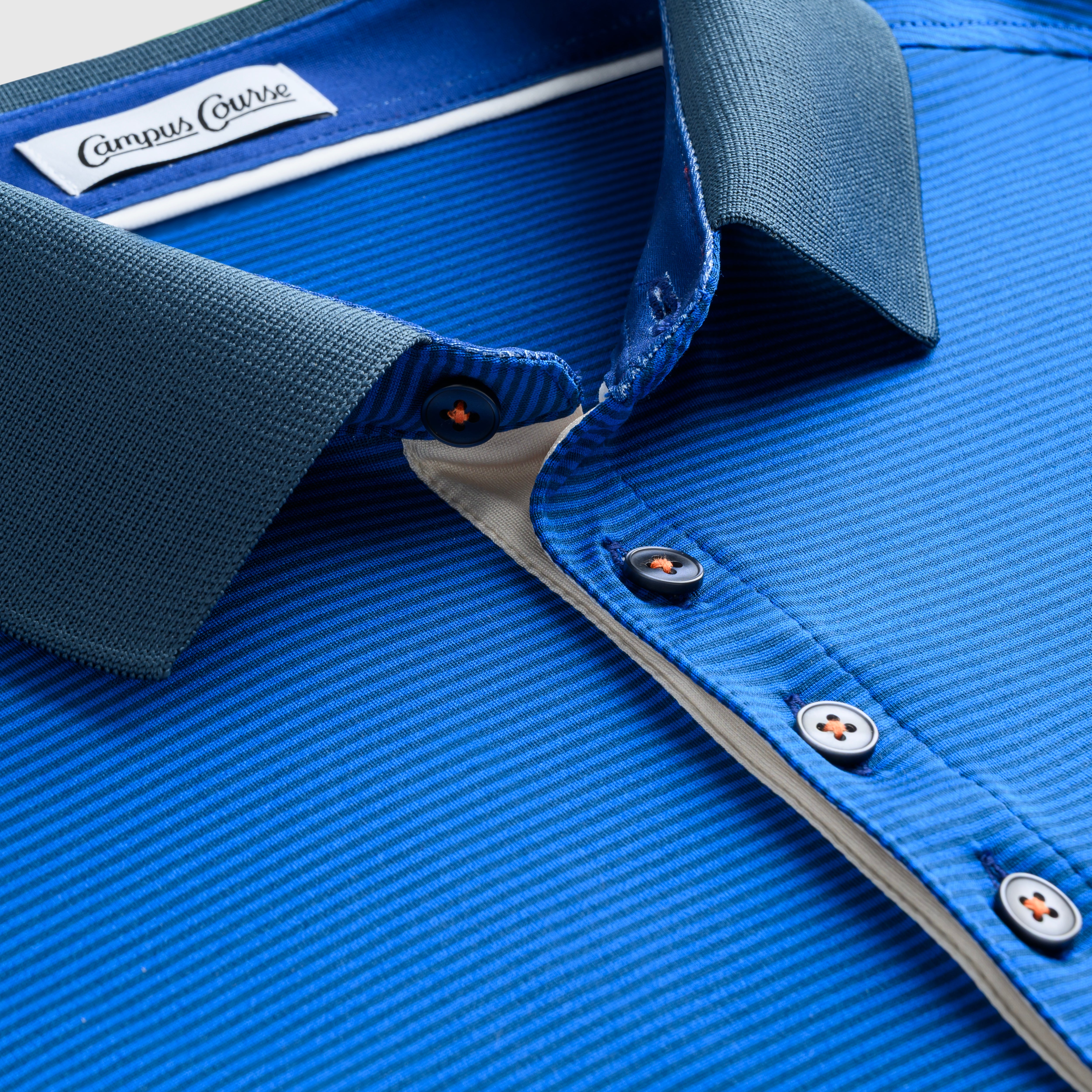 "Florida" Orange Script Grit Polo