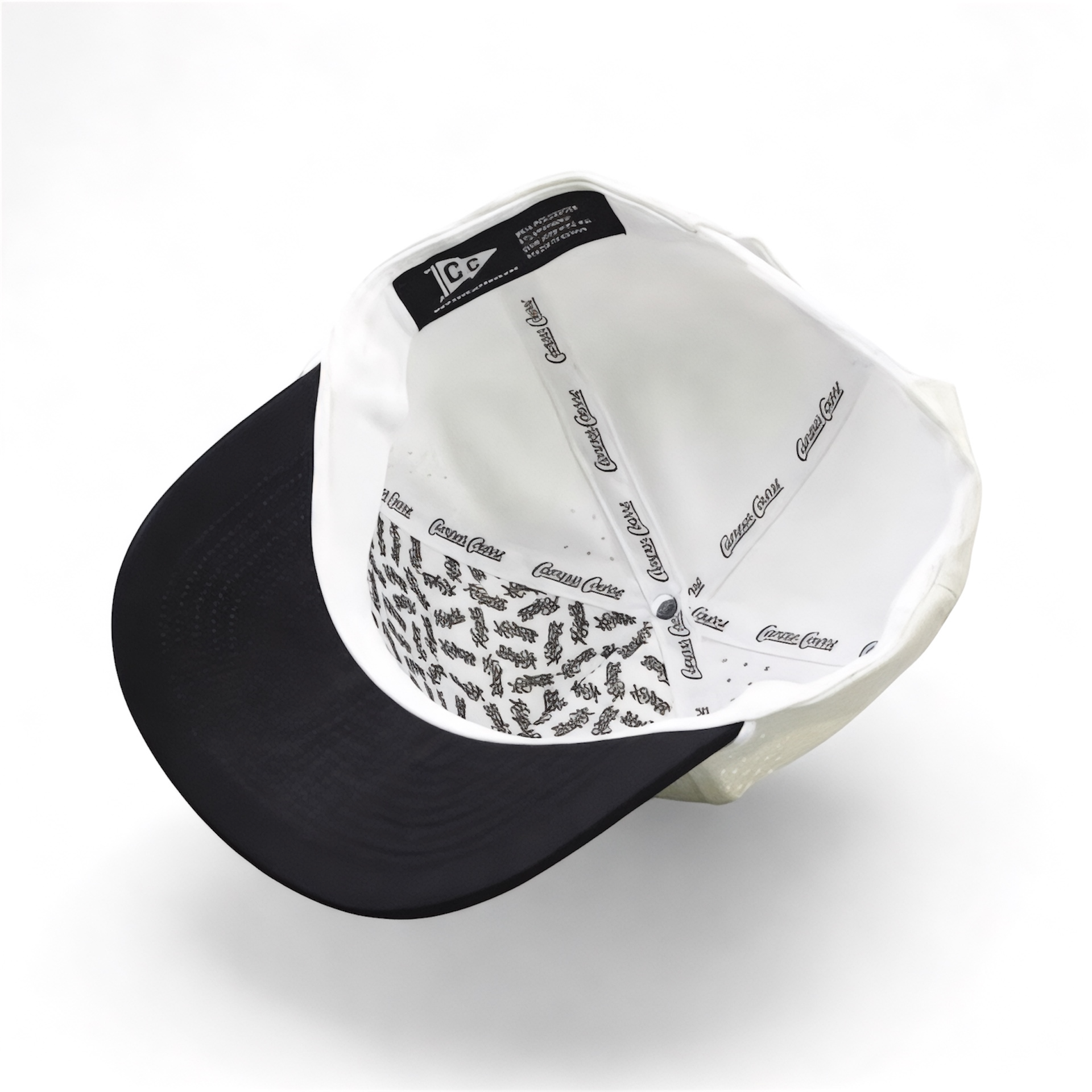 University of Central Florida  UCF Knights Tan and Black Rope Hat. Fairway Performance premium hat by Campus Course.