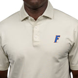 Sunday Polo in Sand with Florida F logo on chest