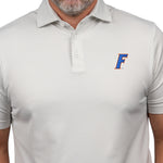 Sunday Polo in Stone with Florida F on Chest