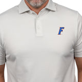 Sunday Polo in Stone with Florida F on Chest