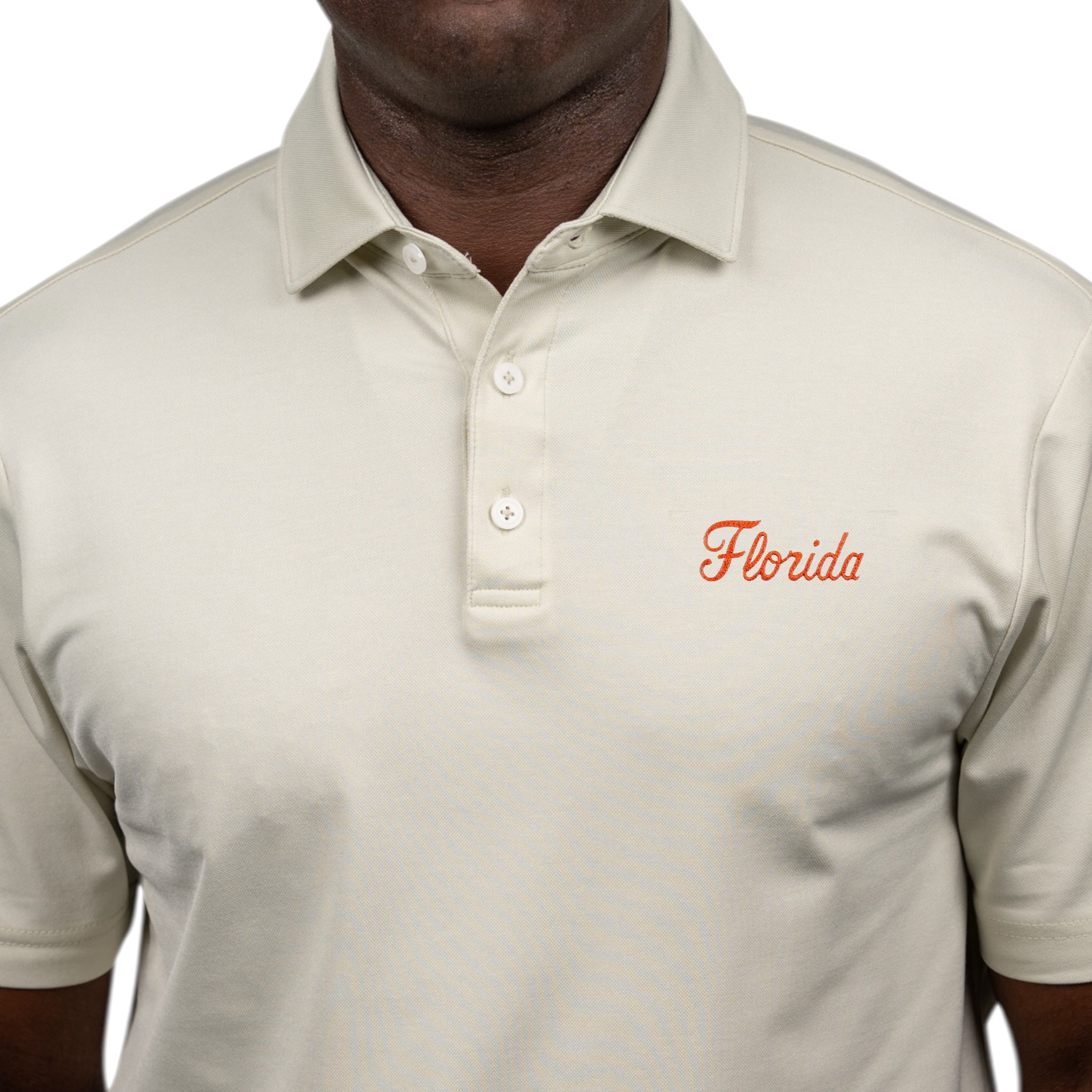"Florida" Orange Script - Stone