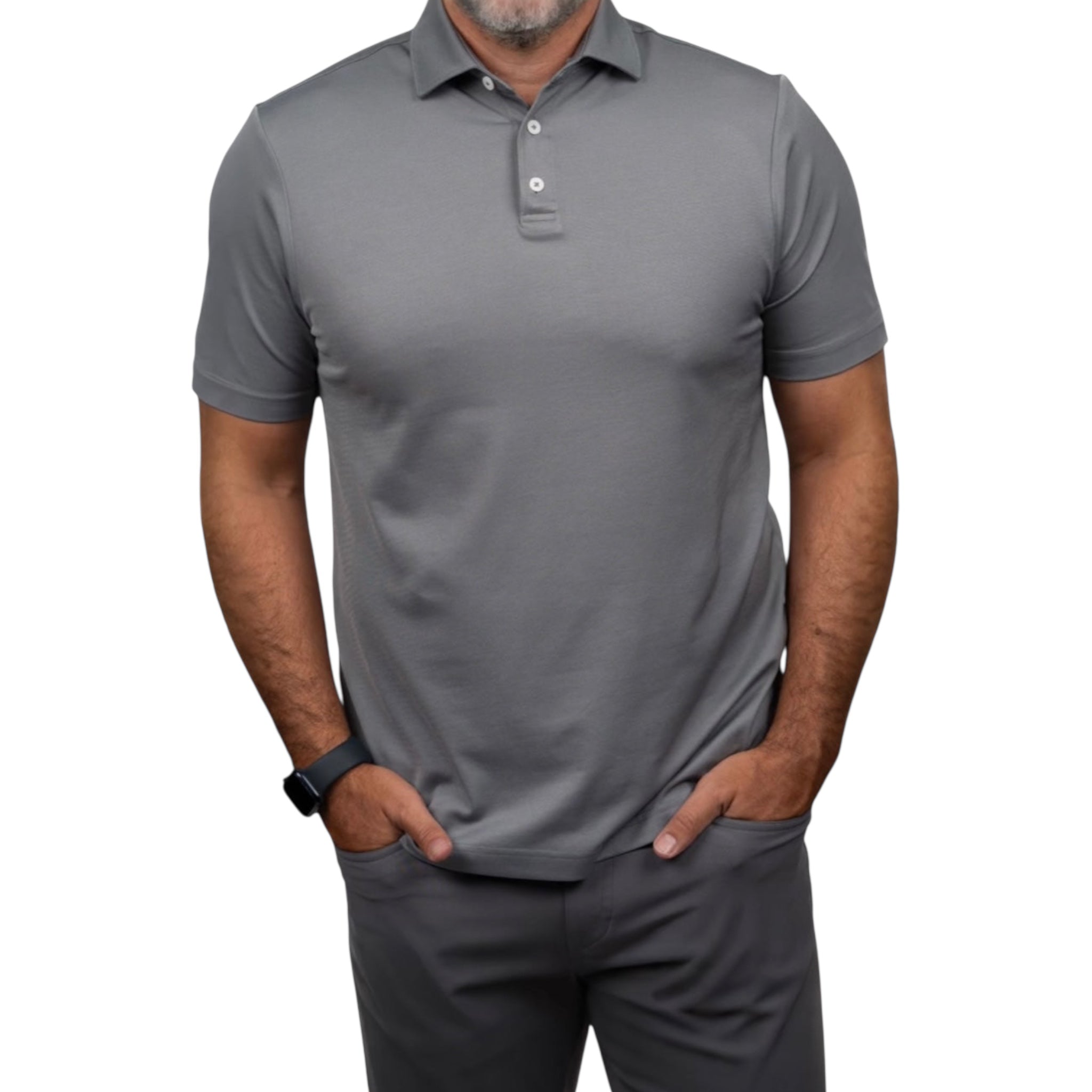 The Sunday Polo - Charcoal