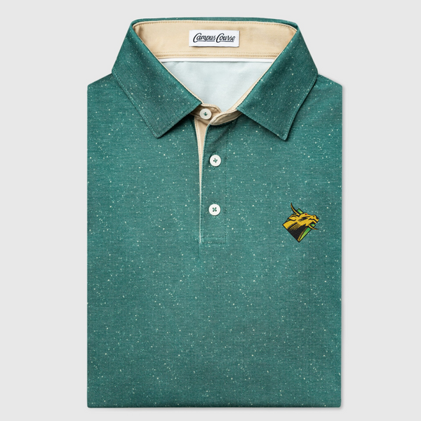 USF Vault RoboBull Stadium Speckle Polo