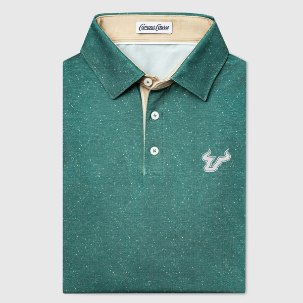 USF Primary "Knockout" Stadium Speckle Polo