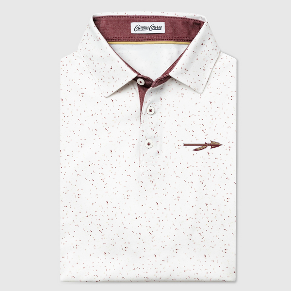 Florida State Seminoles Spear Stadium Speckle Whiteout Polo