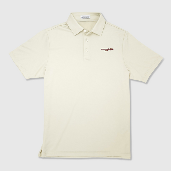 FSU Seminoles Spear Sunday Polo - Sand