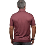 Florida State Stadium Speckle polo in garnet and gold speckle pattern