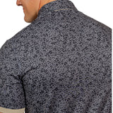 UCF Fairway Floral polo shirt close up back view