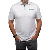usf whiteout polo with wordmark on chest in full view